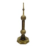 Vintage Metal Shanghai Oriental Pearl Tv Tower Biblo Antik Bronz 25 cm