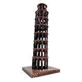 Vintage Metal İtalya Pisa Kulesi Biblo Antik Bakır 20 cm