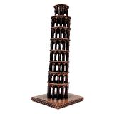 Vintage Metal İtalya Pisa Kulesi Biblo Antik Bakır 20 cm