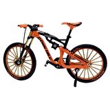 Metal Alaşım 1:8 Die Cast Model Dağ Bisikleti Down Hill Turuncu
