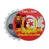 Tunus Temalı Magnet Kapak Açacak