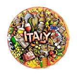 İtalya Temalı Magnet Kapak Açacak