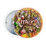İtalya Temalı Magnet Kapak Açacak