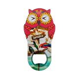 Jamaika Temalı Baykuş Magnet Kapak Açacak