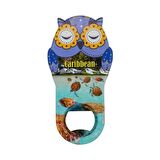 Karayipler Temalı Baykuş Magnet Kapak Açacak