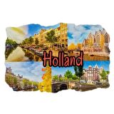 Hollanda Temalı Fresco Magnet