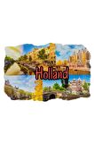 Hollanda Temalı Fresco Magnet