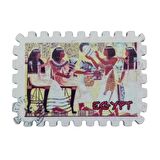 Mısır Temalı Pul Magnet