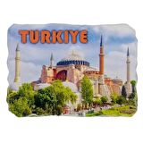 Türkiye Temalı Kırık Magnet