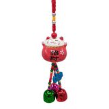 Feng Shui Maneki Neko Şans Kedisi Kırmızı No.3