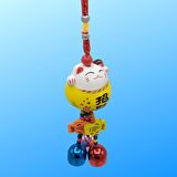 Feng Shui Maneki Neko Şans Kedisi Sarı No.3