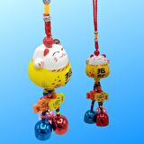 Feng Shui Maneki Neko Şans Kedisi Sarı No.3