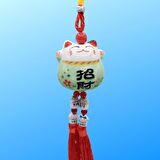 Feng Shui Maneki Neko Şans Kedisi Yeşil No.4