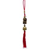 Çin Feng Shui Şans ve Bereket Metal Çan Maneki Neko 30 cm