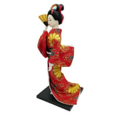 Japon Kimonolu Geyşa Bebek Kabuki Biblo 30 cm No.15