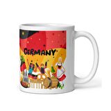 Almanya Kupa Bardak 2 Adet Seyahat Hatıra Germany Mug