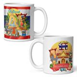Tayland Kupa Bardak 2 Adet Seyahat Hatıra Thailand Mug
