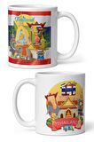 Tayland Kupa Bardak 2 Adet Seyahat Hatıra Thailand Mug