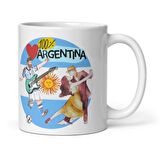 Arjantin Kupa Bardak 2 Adet Seyahat Hatıra Argentina Mug