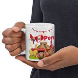 Peru Kupa Bardak 2 Adet Seyahat Hatıra Peru Mug