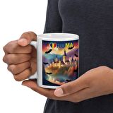 Romanya Kupa Bardak 2 Adet Seyahat Hatıra Romania Mug