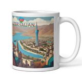 Azerbaycan Kupa Bardak 2 Adet Seyahat Hatıra Azerbaijan Mug