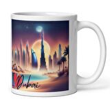 Dubai Kupa Bardak 2 Adet Seyahat Hatıra Dubai Mug