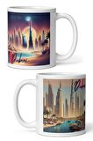 Dubai Kupa Bardak 2 Adet Seyahat Hatıra Dubai Mug