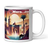 Fas Kupa Bardak 2 Adet Seyahat Hatıra Morocco Mug