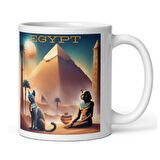 Mısır Kupa Bardak 2 Adet Seyahat Hatıra Egypt Mug