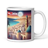 Tunus Kupa Bardak 2 Adet Seyahat Hatıra Tunisia Mug