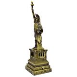 Vintage Metal USA Özgürlük Heykeli Antik Bronz 32 cm