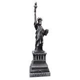 Vintage Metal USA Özgürlük Heykeli Gümüş 32 cm