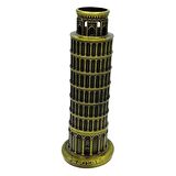 Vintage Metal İtalya Pisa Kulesi Biblo Antik Bronz 18 cm