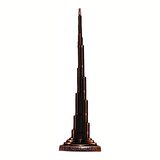 Vintage Metal Burj Khalifa Biblo Bakır 22 cm Burç Halife