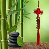Feng Shui Şans ve Bereket Beşli Set Bagua Ayna Para Dragon ve Maneki Neko