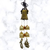 Çin Feng Shui Rüzgar Çanı Dekoratif Büyük Zil Sekiz Çan