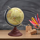Dünya Küre Stantlı Dekoratif Döner World Globe SL339-A 26cm