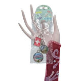 İsviçre Üçlü Epoksi Metal Çift Taraflı Damla Anahtarlık Switzerland