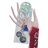 Avustralya Üçlü Epoksi Metal Çift Taraflı Damla Anahtarlık Australia