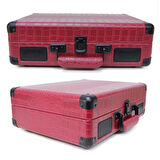 Pikap Suitcase CR Series Bordo Elektronik Bluetooth Hoparlör Plakçalar CW002-CH