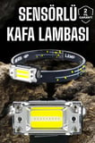 Kafa Lambası Led Fener Pratik Taşınabilir Ayarlanabilir Usb Şarjlı