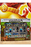 12 Parça Minecraft Figür Oyuncak Karakter Mınecraft Figürleri Set Dinazorlu Minecraft