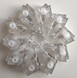 Sağa Sola Çevirme Aparatı, Evrensel, 25 Mm 16 Mm Alüminyum Veya Pvc Jaluzi Için Uyumludur