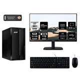 ACER ASPİRE TC1760 MDT004D158 i3 12100 12GB RAM 1TB SSD RX550 4GB 21.5" FDOS MASAÜSTÜ PC