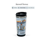 Resimli Paslanmaz Çelik Termos (360 ml)