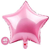 Folyo Balon 18 inç 45cm YILDIZ PEMBE kaliteli yıldız folyo balon helyumlu veya havayla şişebilen 