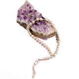 925 Ayar Sığırcık Kesim 7x7 mm Gümüş Tesbih 22,10 GRAM
