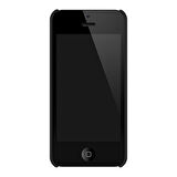 Adopted iPhone SE/5S/5 ile Uyumlu Lens Kılıf Mat Siyah APH11137