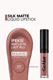 Flormar Silk Matte Yüksek Pigmentli & Mat Bitişli Nemlendirici Likit Ruj